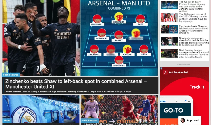 Football365 Website