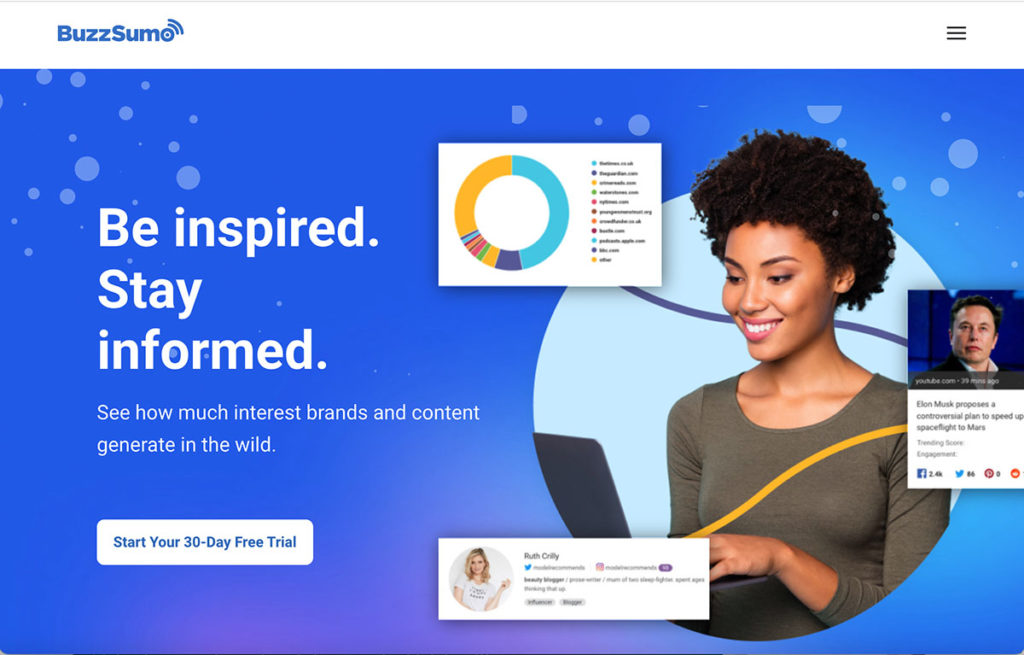 Buzz Sumo Home Page-4