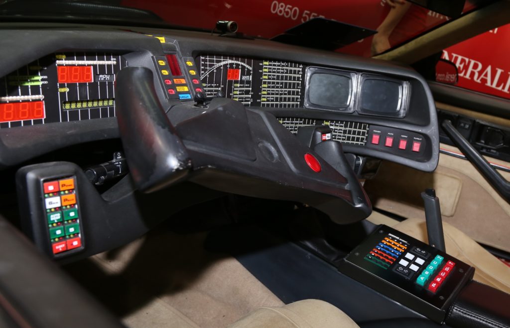 ChatGPT - Original KITT car of TV series Knight Rider in Istanbul Autoshow