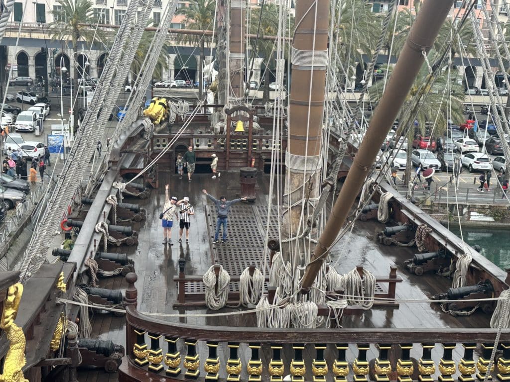 The Galleon Neptune - Italy, Ship deck